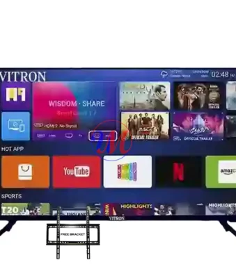 Vitron smart TV home screen with apps