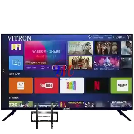 Vitron smart TV home screen with apps