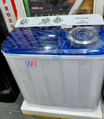 Hisense WSQB753W 7.5KG Twin-tub Washing Machine