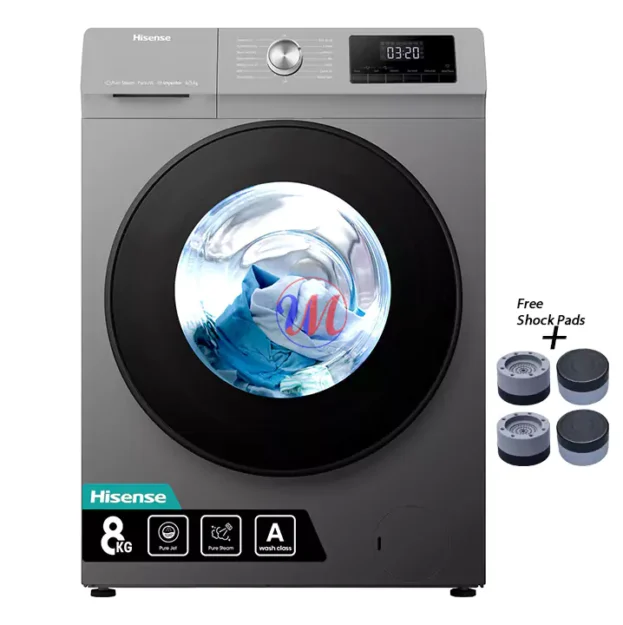Hisense 8kg front-load washing machine with display