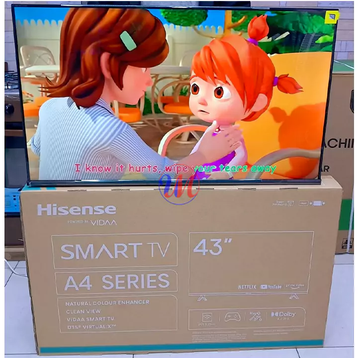 Hisense 43A4 Hisense 43" 43A4Q Vidaa OS Smart Tv - Image 1