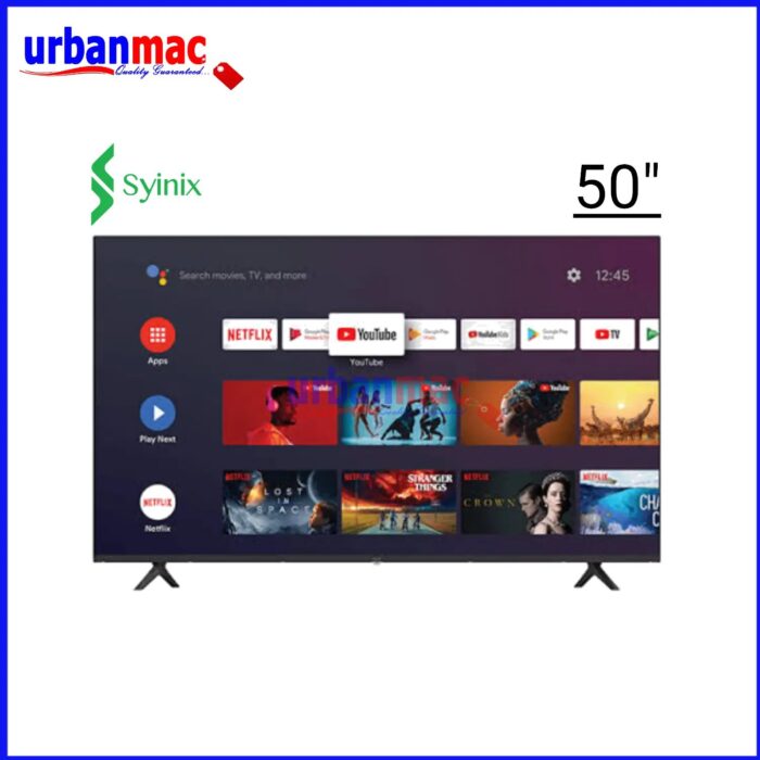 Syinix 50 inch Smart UHD 4k Android Tv - Urbanmac Electronics