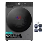 Hisense front-load washing machine with shock pads