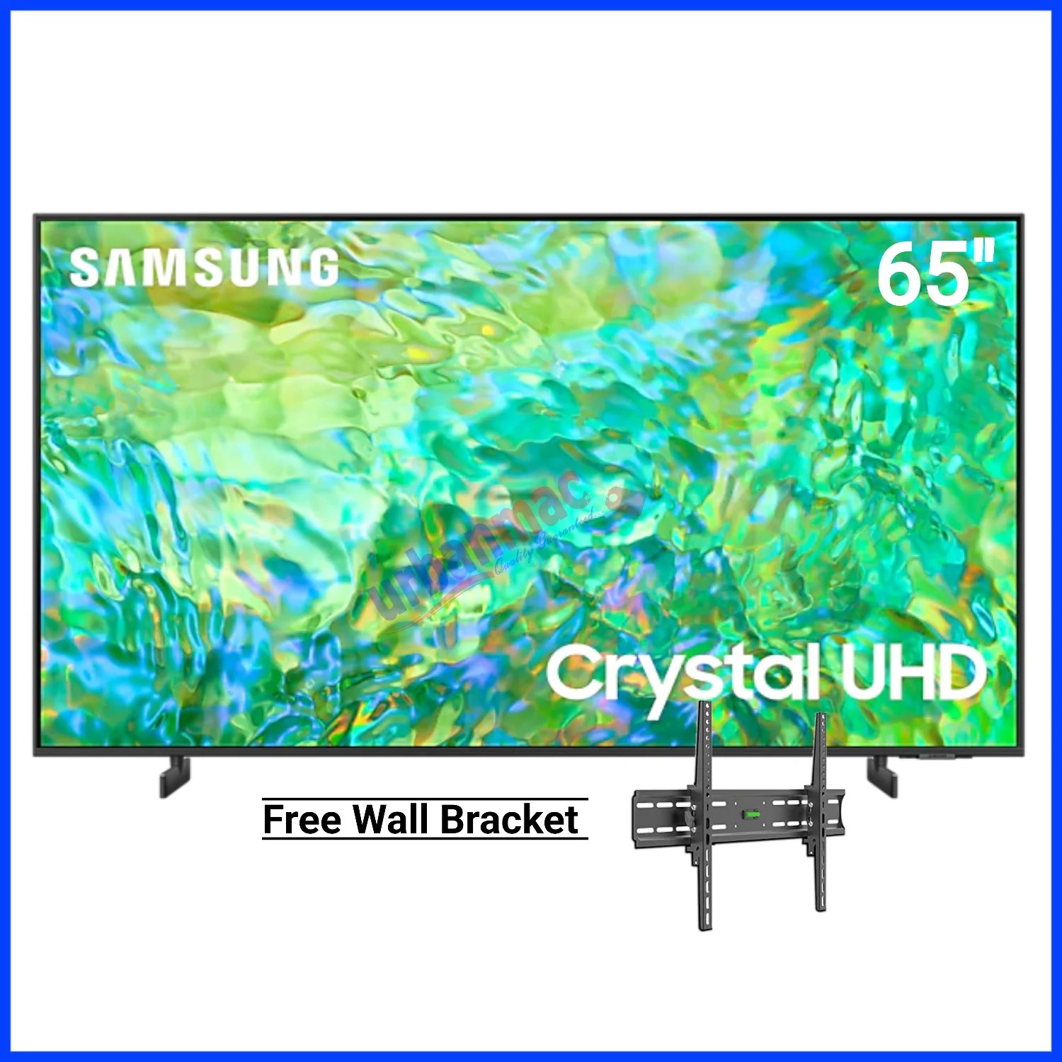 Samsung 65" 65CU8000 Crystal UHD Smart 4k Tv New Model 2023