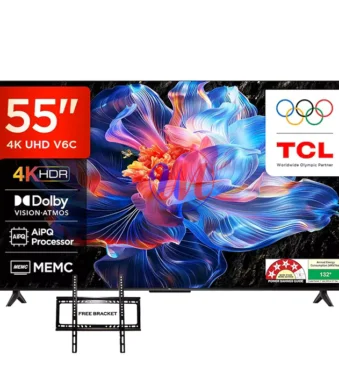 TCL 55" 55V6C Smart 4k HDR Google TV