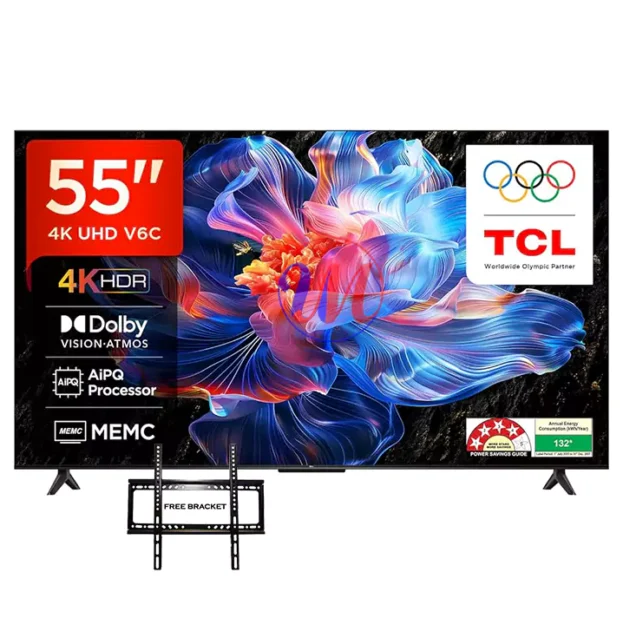 TCL 55" 55V6C Smart 4k HDR Google TV