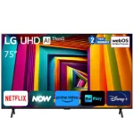 LG 75″ 75UT80006LB Smart WebOs AI ThinkQ 4k Tv
