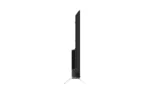 Slim flat-screen TV side profile on stand