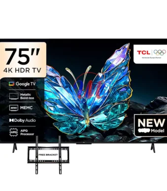 TCL 75" 75V6C Smart 4k HDR Google TV