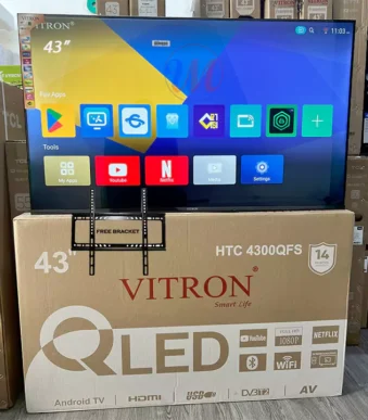 Vitron 43" 4300QFS Smart QLED FHD Tv