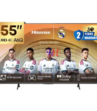 Hisense 55-inch UHD 4K A6Q Real Madrid television