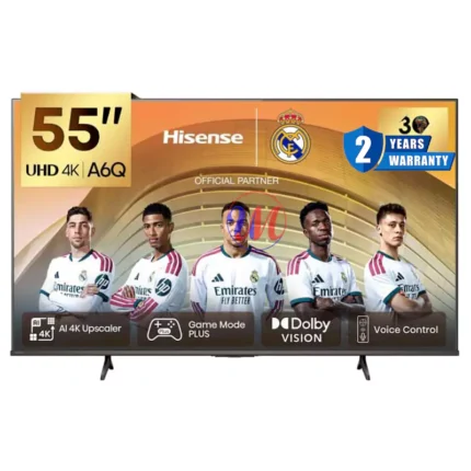 Hisense 55-inch UHD 4K A6Q Real Madrid television