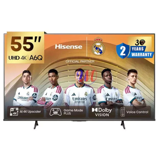 Hisense 55-inch UHD 4K A6Q Real Madrid television