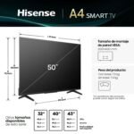 Hisense 50" 50A4Q 2K Smart FHD Tv - Image 2