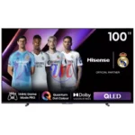 Hisense 100" 100Q7Q QLED 144hz VRR Tv with Built-in Subwoofer
