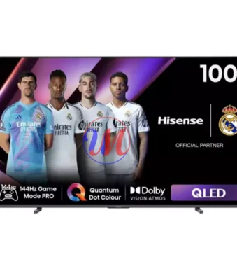 Hisense 100" 100Q7Q QLED 144hz VRR Tv with Built-in Subwoofer