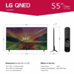 LG 55" 55QNED80A Smart 4k AI ThinkQ Tv - Image 2