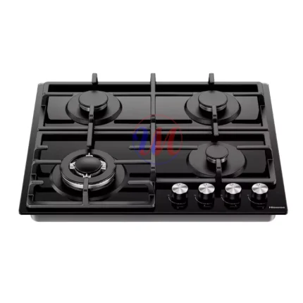 Hisense HHU60GAGB 60cm Built-in Gas Hob - Black Glass