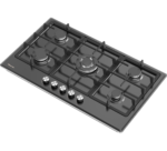 Hisense HGH751BG01 75cm Built-in Gas Hob - Black Glass - Image 2