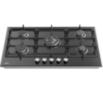 Hisense HGH751BG01 75cm Built-in Gas Hob - Black Glass