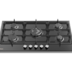 Hisense HGH751BG01 75cm Built-in Gas Hob - Black Glass