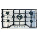 Legacy 90CM Built-in Hob Stainless Steel Top – 3 Gas + 1 Wok Burner