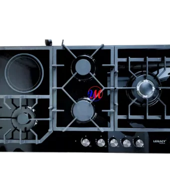 Legacy 90CM Built-in Hob – 3 Gas + 1 Ceramic Hot Plate