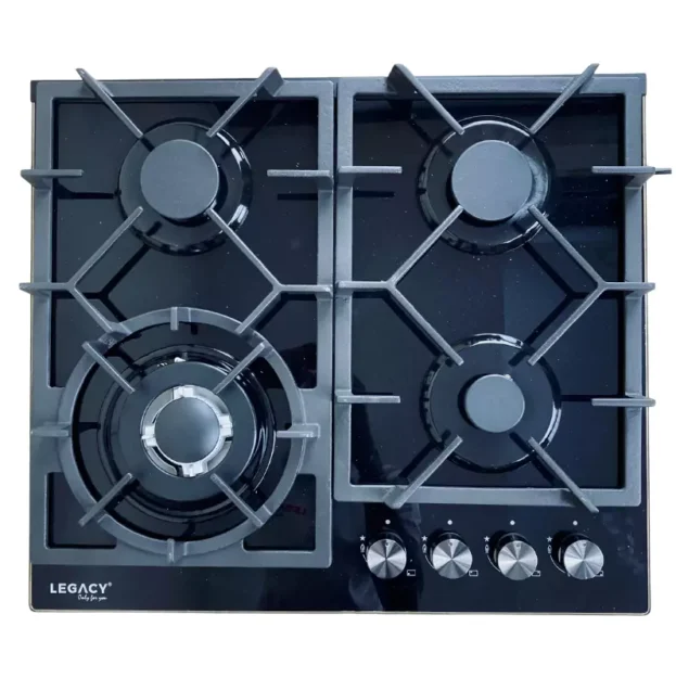 Legacy 60CM Built-in Gas Hob – 3 Gas + 1 Wok Burner