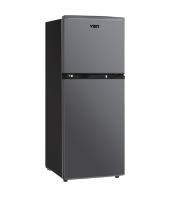 Von 175L VRT-175DRHS Double Door Direct Cool Fridge - Silver