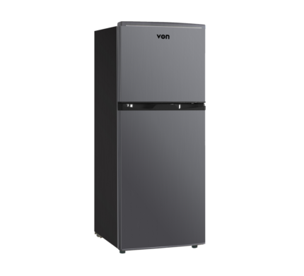 Von 175L VRT-175DRHS Double Door Direct Cool Fridge - Silver