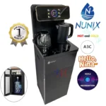 Nunix hot and cold water dispenser with kettle