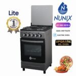 Nunix 3+1 50x55cm Standing Gas Cooker with Electric Oven