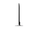 Slim black computer monitor side profile view