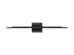 Slim black widescreen monitor with central stand