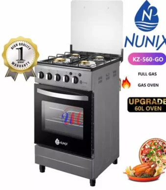 Nunix 60L full gas oven with stove