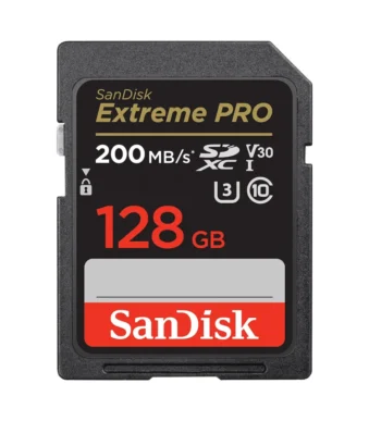SanDisk Extreme PRO 128GB SDXC memory card