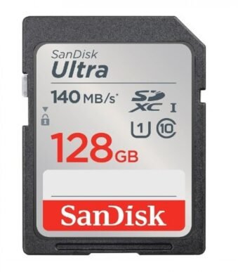 SanDisk Ultra 128GB SDXC memory card