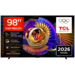 98-inch TCL Mini LED TV promotional display