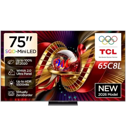 TCL 75-inch Mini LED 65C8L TV display