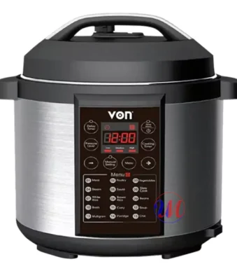 Stainless steel electric pressure cooker with digital display