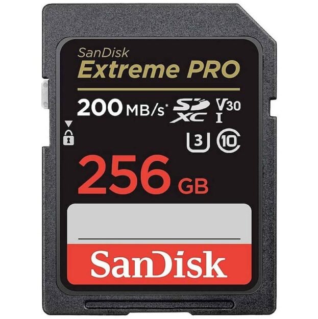 SanDisk Extreme PRO 256GB SDXC memory card