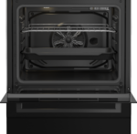 Interior of modern convection oven with fan