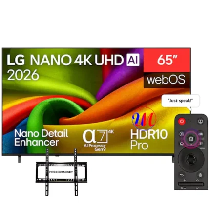 LG 65-inch Nano 4K UHD TV with remote