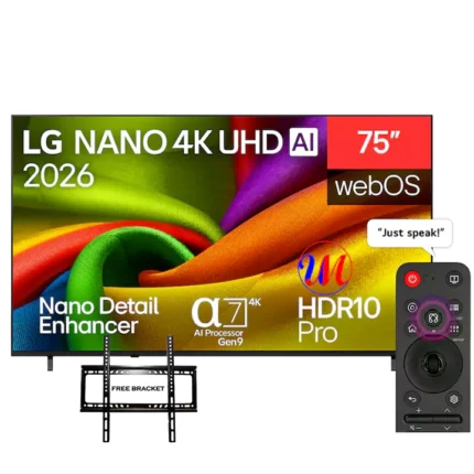 LG 75-inch Nano 4K UHD AI TV