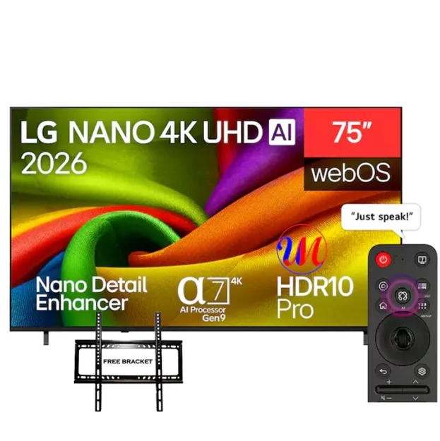 LG 75-inch Nano 4K UHD AI TV