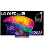 LG OLED evo AI TV with colorful display