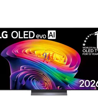 LG OLED evo AI TV with colorful display