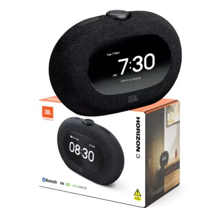 JBL Horizon 3 black digital alarm clock speaker