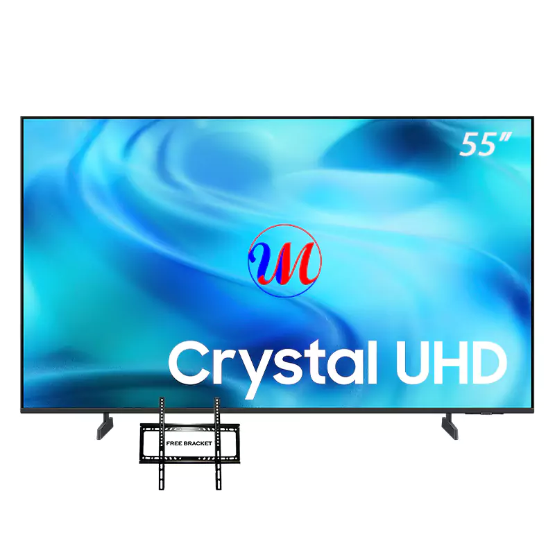 55-inch Crystal UHD television with free wall bracket
